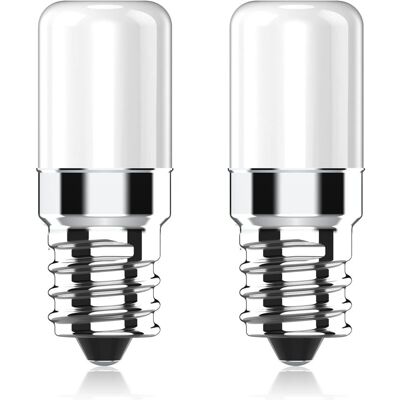 Melissa Ampoule Led Réfrigérateur E14, 2w Équivalent À 20w Halogène Ampoules, Blanc Chaud 2700k, 170lm, Petit Culot À Vis E14 Lampe Led Pour Frigo, Lampe De Sel, Machine A Coudre, Lot De 2 - Publicité Melissa Ampoule Led Réfrigérateur E14, 2w Équivalent À 20w Halogène Ampoules, Blanc Chaud 2700k, 170lm, Petit Culot À Vis E14 Lampe Led Pour Frigo, Lampe De Sel, Machine A Coudre, Lot De 2 - Publicité