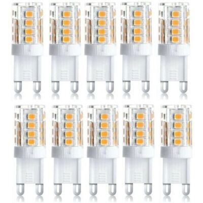 ENLENK Lot De 10 Projecteur Led, Lumière Décorative Led, Ampoule Led G9, 5 W Blanc Chaud Blanc Froid, Ampoules Led À Économie D'Énergie, Ampoule Halogène De Rechange, Ac 230 V Non Dimmable - Publicité ENLENK Lot De 10 Projecteur Led, Lumière Décorative Led, Ampoule Led G9, 5 W Blanc Chaud Blanc Froid, Ampoules Led À Économie D'Énergie, Ampoule Halogène De Rechange, Ac 230 V Non Dimmable - Publicité