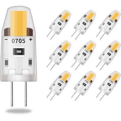 OEM Led G4 Dimmable Ampoules,3w Equivalent 30w Halogène Lampe,95lm Blanc Chaud Économies D’énergie Ampoule,pas De Scintillement,dc 12v,g4 Bi-pin,360°angle De Faisceaux,lot De 10 - Publicité OEM Led G4 Dimmable Ampoules,3w Equivalent 30w Halogène Lampe,95lm Blanc Chaud Économies D’énergie Ampoule,pas De Scintillement,dc 12v,g4 Bi-pin,360°angle De Faisceaux,lot De 10 - Publicité