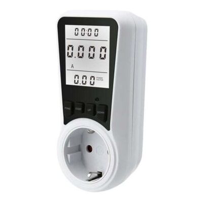ABYSSE (lumière Blanche) Compteur D'Énergie Électrique À Prise Wattmètre, 7 Modes De Surveillance Pour Prise Électrique Avec Écran Lcd Rétroéclairé, Mesure De La Consommation D'Énergie Et Économie D'Énergie, - Publicité ABYSSE (lumière Blanche) Compteur D'Énergie Électrique À Prise Wattmètre, 7 Modes De Surveillance Pour Prise Électrique Avec Écran Lcd Rétroéclairé, Mesure De La Consommation D'Énergie Et Économie D'Énergie, - Publicité