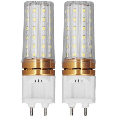 FLAMMKRAFT Lot De 2 Ampoules Led Maïs 10w 1000lm À Économie D'Énergie, Culot G12, Pour Éclairage Public. Publicité FLAMMKRAFT Lot De 2 Ampoules Led Maïs 10w 1000lm À Économie D'Énergie, Culot G12, Pour Éclairage Public. Publicité