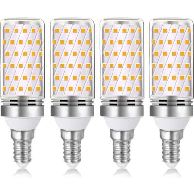 Scotch Ampoule E14 16w Led Blanc Chaud 3000k 1600lm, Équivalent Lampe Halogène E14 100w 120w, Ac 230v, Non-dimmable, 4pcs - Publicité Scotch Ampoule E14 16w Led Blanc Chaud 3000k 1600lm, Équivalent Lampe Halogène E14 100w 120w, Ac 230v, Non-dimmable, 4pcs - Publicité