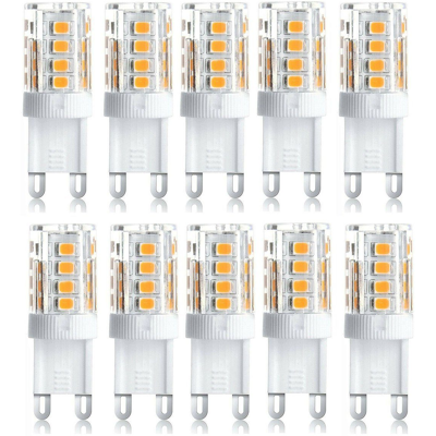 LINGHHANG Lot De 10 Projecteur Led, Lumière Décorative Led, Ampoule Led G9, 5 W Blanc Chaud Blanc Froid, Ampoules Led À Économie D'Énergie, Ampoule Halogène De Rechange, Ac 230 V Non Dimmable - Publicité LINGHHANG Lot De 10 Projecteur Led, Lumière Décorative Led, Ampoule Led G9, 5 W Blanc Chaud Blanc Froid, Ampoules Led À Économie D'Énergie, Ampoule Halogène De Rechange, Ac 230 V Non Dimmable - Publicité