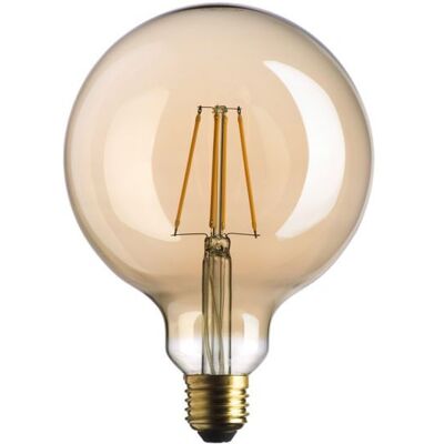 BOT LIGHTING Ampoule Led Globe Ø125 Mm Verre Ambré E27 – 7w 725 Lm 2500k – Ambiance Vintage Et Éclairage Chaleureux - Publicité BOT LIGHTING Ampoule Led Globe Ø125 Mm Verre Ambré E27 – 7w 725 Lm 2500k – Ambiance Vintage Et Éclairage Chaleureux - Publicité
