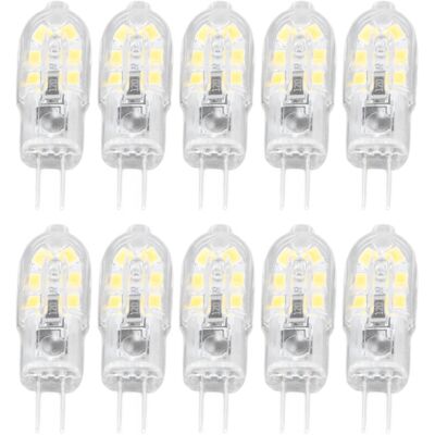 MOXIE Sjlerst 10 Pièces G4 Led Ampoule Luminosité Gradation Haute Couleur Rendu Coque Transparente Ampoules Pour Paysage Lumières Dc 12v Lumière Chaude - Publicité MOXIE Sjlerst 10 Pièces G4 Led Ampoule Luminosité Gradation Haute Couleur Rendu Coque Transparente Ampoules Pour Paysage Lumières Dc 12v Lumière Chaude - Publicité