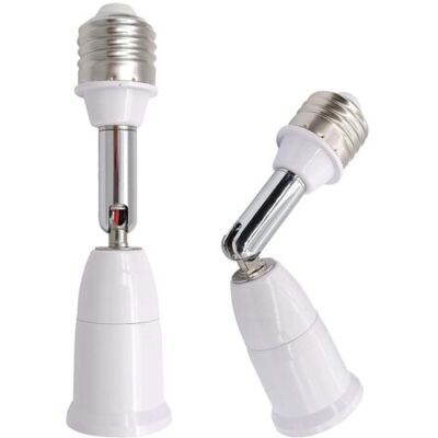 ABYSSE Prolongateur De Douille De Lampe E26/e27, Adaptateur De Douille D’extension 4,5 - Publicité ABYSSE Prolongateur De Douille De Lampe E26/e27, Adaptateur De Douille D’extension 4,5 - Publicité