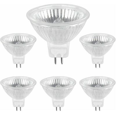 Vision Tigrezy Ampoule Halogene Gu5.3 50w 12v, 800lm Blanc Chaud 2700k Dimmable, Ampoule Spot Halogène Mr16, 6 Pcs - Publicité Vision Tigrezy Ampoule Halogene Gu5.3 50w 12v, 800lm Blanc Chaud 2700k Dimmable, Ampoule Spot Halogène Mr16, 6 Pcs - Publicité