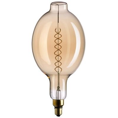 BOT LIGHTING Ampoule Led Ovale Xl Ambrée 8w – 2000 K – Dimmable – Éclairage Chaud Feutré - Publicité BOT LIGHTING Ampoule Led Ovale Xl Ambrée 8w – 2000 K – Dimmable – Éclairage Chaud Feutré - Publicité