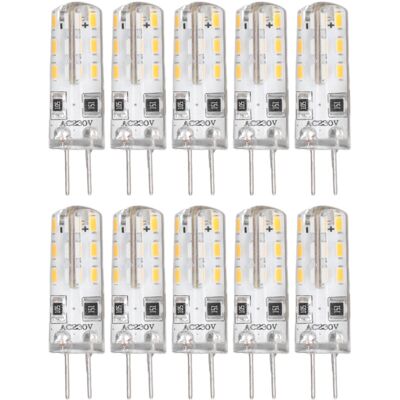 URSUS Jeffergarden 10 Pièces G4 Ampoule Led Bi Broche Base Silicone Blanc Chaud 3000k 1.5w Ac220v 110lm Paysage Ampoules Remplacement - Publicité URSUS Jeffergarden 10 Pièces G4 Ampoule Led Bi Broche Base Silicone Blanc Chaud 3000k 1.5w Ac220v 110lm Paysage Ampoules Remplacement - Publicité
