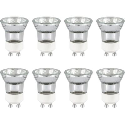 SANS MARQUE Pack De 8 Mini Gu10 35w Ampoules Halogènes Réflecteur, Dimmable, Mr11 Ampoule Spot Halogène, 360lm, Blanc Chaud 2800k, 45 °faisceaux, Base À 2 Broches, Lampe À Réflecteur, Ac 230v - Publicité SANS MARQUE Pack De 8 Mini Gu10 35w Ampoules Halogènes Réflecteur, Dimmable, Mr11 Ampoule Spot Halogène, 360lm, Blanc Chaud 2800k, 45 °faisceaux, Base À 2 Broches, Lampe À Réflecteur, Ac 230v - Publicité