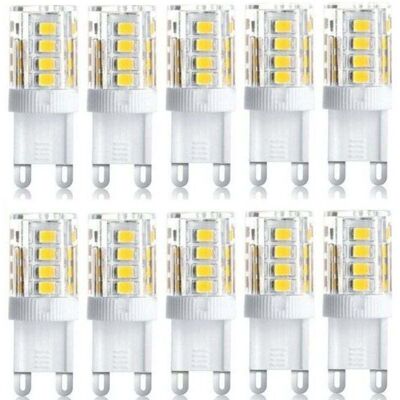 ACKERMAN Lot De 10 Spots Led Décoratifs, Ampoules Led G9, 5 W Blanc Chaud/blanc Froid, Ampoules Led À Économie D'Énergie, Remplacement D'Ampoules Halogènes, 230 V Ca, Non Dimmables - Publicité ACKERMAN Lot De 10 Spots Led Décoratifs, Ampoules Led G9, 5 W Blanc Chaud/blanc Froid, Ampoules Led À Économie D'Énergie, Remplacement D'Ampoules Halogènes, 230 V Ca, Non Dimmables - Publicité