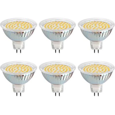 ABYSSE Gu5.3 Led-leuchtmittel, 12 V, 3 W, Warmweiß 3000 K, Ø 50 Mm, Gu5,3 30 W-äquivalent, 500 Lm, Ac/dc 12 V, Mr16 Gu5,3 Led-einbaustrahler Für Garten/eingang/terrasse Im Freien, Nicht Dimmbar, 6er-set [ene - Publicité ABYSSE Gu5.3 Led-leuchtmittel, 12 V, 3 W, Warmweiß 3000 K, Ø 50 Mm, Gu5,3 30 W-äquivalent, 500 Lm, Ac/dc 12 V, Mr16 Gu5,3 Led-einbaustrahler Für Garten/eingang/terrasse Im Freien, Nicht Dimmbar, 6er-set [ene - Publicité
