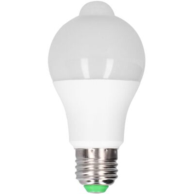 PELTOR Jeffergarden Ampoule Led E27 Avec Détecteur De Mouvement Pir, Pour Couloir, Chambre À Coucher, Escalier, Couloir, 85-265v, Blanc Chaud - Publicité PELTOR Jeffergarden Ampoule Led E27 Avec Détecteur De Mouvement Pir, Pour Couloir, Chambre À Coucher, Escalier, Couloir, 85-265v, Blanc Chaud - Publicité