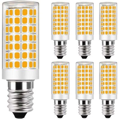 BRAST Ymyny Set Of 6 E14 9w Led Light Bulbs, Equivalent To 75w Halogen Bulb - Warm White 3000k - Not Dimmable - Ac 220-240v - Publicité BRAST Ymyny Set Of 6 E14 9w Led Light Bulbs, Equivalent To 75w Halogen Bulb - Warm White 3000k - Not Dimmable - Ac 220-240v - Publicité