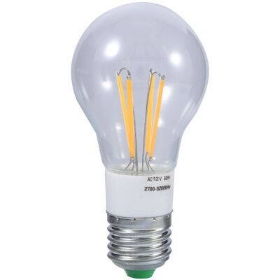 MOXIE Ampoule À Filament Led Cob E27 12 V, Lumière Dimmable À 360 Degrés, Nouveau (4 W Blanc Chaud) - Publicité MOXIE Ampoule À Filament Led Cob E27 12 V, Lumière Dimmable À 360 Degrés, Nouveau (4 W Blanc Chaud) - Publicité
