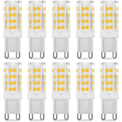BRAST Ampoule Led G9 5w, Equivalent 40w , Blanc Chaud 3000k, 220-240v, 360° Angle De Faisceau, Pack De 10 - Publicité BRAST Ampoule Led G9 5w, Equivalent 40w , Blanc Chaud 3000k, 220-240v, 360° Angle De Faisceau, Pack De 10 - Publicité