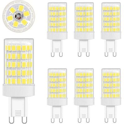 OEM Ampoule G9 Led Blanc Froid, 10w Led G9 6000k Equivalence Incandescence 80w Lumière 900lm Lampe G9 Led Ac 220v Lumineux 360º Large Angle De Faisceau 862835 Smd Non Dimmable Lot De 6-dou - Publicité OEM Ampoule G9 Led Blanc Froid, 10w Led G9 6000k Equivalence Incandescence 80w Lumière 900lm Lampe G9 Led Ac 220v Lumineux 360º Large Angle De Faisceau 862835 Smd Non Dimmable Lot De 6-dou - Publicité