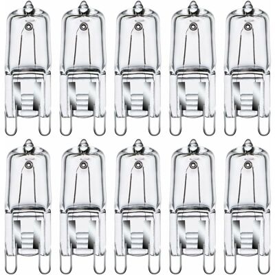 MOXIE G9 Ampoules Halogènes G9 35w Ampoules Capsule G9 230v 2800k Blanc Chaud À Intensité Variable 10 Pack - Publicité MOXIE G9 Ampoules Halogènes G9 35w Ampoules Capsule G9 230v 2800k Blanc Chaud À Intensité Variable 10 Pack - Publicité