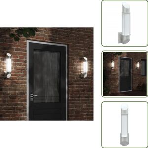 VIDAXL Applique Murale D'Extérieur Argenté Acier Inoxydable - Applique Murale Exterieure - Éclairage Extérieur - Luminaire Mural - Lampadaire Extérieur - Lumière Extérieure - Publicité VIDAXL Applique Murale D'Extérieur Argenté Acier Inoxydable - Applique Murale Exterieure - Éclairage Extérieur - Luminaire Mural - Lampadaire Extérieur - Lumière Extérieure - Publicité