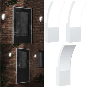 Vidaxl - Appliques Murales Led D'Extérieur 2 Pcs Blanc - Applique Murale Exterieure - Éclairage Extérieur - Luminaire Led - Lampadaire Extérieur - Lumière Blanche - Home & Living - Publicité Vidaxl - Appliques Murales Led D'Extérieur 2 Pcs Blanc - Applique Murale Exterieure - Éclairage Extérieur - Luminaire Led - Lampadaire Extérieur - Lumière Blanche - Home & Living - Publicité