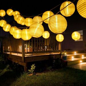 OEM Vurahome - Guirlande Lumineuse Solaire Extérieure, 6,5m 30 Led Lampion Exterieur Lanterne Guirlande Guinguette Étanche 8 Modes Lumiere Décoration Pour Jardin, Terrasse, Balcon, Patio, Fête, Blanc Chau - Publicité OEM Vurahome - Guirlande Lumineuse Solaire Extérieure, 6,5m 30 Led Lampion Exterieur Lanterne Guirlande Guinguette Étanche 8 Modes Lumiere Décoration Pour Jardin, Terrasse, Balcon, Patio, Fête, Blanc Chau - Publicité