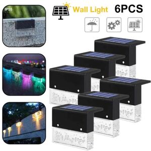 OLOEY Lampe Solaire Led À 6 Led, Lampe De Clôture, Applique Murale, Éclairage De Jardin, Lampe D'Escalier Extérieur, Éclairage Décoratif De Jardin Blanc Chaud/couleurs Changeantes - Publicité OLOEY Lampe Solaire Led À 6 Led, Lampe De Clôture, Applique Murale, Éclairage De Jardin, Lampe D'Escalier Extérieur, Éclairage Décoratif De Jardin Blanc Chaud/couleurs Changeantes - Publicité