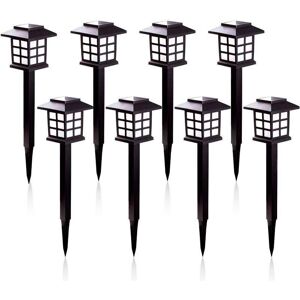 OEM Vurahome - Lampes Solaires De Jardin - Éclairage Solaire Lumière Blanche Chaude Et Solaire Étanche Ip55 Pour Extérieur Villa Pelouse Jardin, Paysage, Allée, Cour, Patio (lot De 8), - Publicité OEM Vurahome - Lampes Solaires De Jardin - Éclairage Solaire Lumière Blanche Chaude Et Solaire Étanche Ip55 Pour Extérieur Villa Pelouse Jardin, Paysage, Allée, Cour, Patio (lot De 8), - Publicité