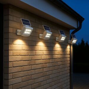 ETC-SHOP Lampes Solaires Pour L'Extérieur Avec Détecteur De Mouvement Applique Murale Solaire Led Extérieure Avec Détecteur De Mouvement Extérieur, Led 0,3w 150lm Blanc Froid, Lxlxh 12,8x10x11 Cm, Lot De 3 - Publicité ETC-SHOP Lampes Solaires Pour L'Extérieur Avec Détecteur De Mouvement Applique Murale Solaire Led Extérieure Avec Détecteur De Mouvement Extérieur, Led 0,3w 150lm Blanc Froid, Lxlxh 12,8x10x11 Cm, Lot De 3 - Publicité