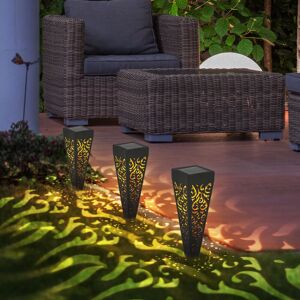 ETC-SHOP - LED Solar Garden Lights - Noir - Or - Lumières - Publicité ETC-SHOP - LED Solar Garden Lights - Noir - Or - Lumières - Publicité