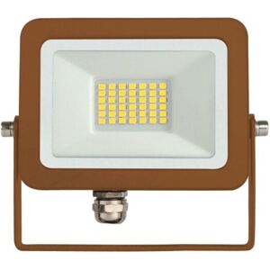 Projecteur Led D'Extérieur Sky 20 W Ip65 4000k Corten - 2 450 Lm, Aluminium, Faisceau 110 Beneito Faure - Publicité Projecteur Led D'Extérieur Sky 20 W Ip65 4000k Corten - 2 450 Lm, Aluminium, Faisceau 110 Beneito Faure - Publicité