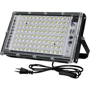 YIRUKA Projecteur Led D'Extérieur 100 W, Projecteur Led Blanc Froid 6500 K, Haute Luminosité 8000 Lumens, Conception Étanche Ip65, Adapté À L'Éclairage Led Dans Les Cours, Garages, Stades, Usines Et Routes - Publicité YIRUKA Projecteur Led D'Extérieur 100 W, Projecteur Led Blanc Froid 6500 K, Haute Luminosité 8000 Lumens, Conception Étanche Ip65, Adapté À L'Éclairage Led Dans Les Cours, Garages, Stades, Usines Et Routes - Publicité