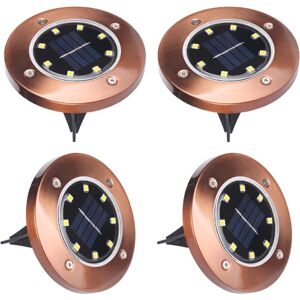SOEKAVIA Lampe Solaire De Jardin, 8 Led 4 Packs Lampe Solaire Extérieure Led Étanche Lampe Enterrée À Led, Lampadaire Solaire Éclairage De Patio Décoration De Fête De Chemin De Cour (blanc Chaud) - Publicité SOEKAVIA Lampe Solaire De Jardin, 8 Led 4 Packs Lampe Solaire Extérieure Led Étanche Lampe Enterrée À Led, Lampadaire Solaire Éclairage De Patio Décoration De Fête De Chemin De Cour (blanc Chaud) - Publicité