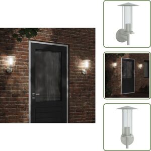 VIDAXL Applique Murale D'Extérieur Argenté Acier Inoxydable - Applique Murale Exterieure - Éclairage Extérieur - Luminaire Mural - Lampadaire Extérieur - Lumière Extérieure - The Living Store - Publicité VIDAXL Applique Murale D'Extérieur Argenté Acier Inoxydable - Applique Murale Exterieure - Éclairage Extérieur - Luminaire Mural - Lampadaire Extérieur - Lumière Extérieure - The Living Store - Publicité
