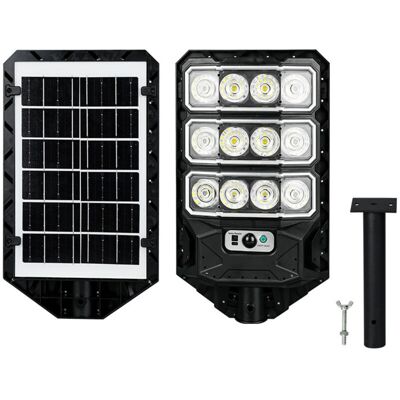 OEM Lampadaire Solaire Extérieur Avec Télécommande Et Détecteur De Mouvement – 12 Led Étanches, Idéal Pour Parkings, Cours Et Rues - Publicité OEM Lampadaire Solaire Extérieur Avec Télécommande Et Détecteur De Mouvement – 12 Led Étanches, Idéal Pour Parkings, Cours Et Rues - Publicité