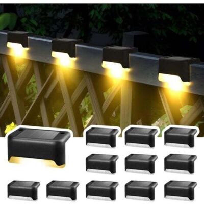 ABYSSE Lumières Led Solaires Imperméables Pour L'Extérieur - Escaliers, Marches, Allée, Cour, Clôture, Pont, Gouttière, Décoration (blanc Chaud) - Ouylaf - Publicité ABYSSE Lumières Led Solaires Imperméables Pour L'Extérieur - Escaliers, Marches, Allée, Cour, Clôture, Pont, Gouttière, Décoration (blanc Chaud) - Ouylaf - Publicité