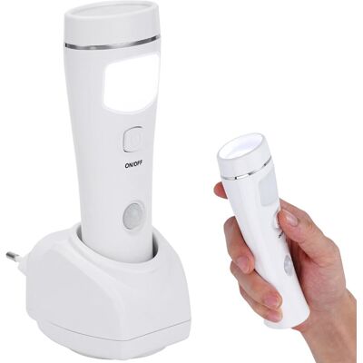 NONAME Veilleuse Lampe De Poche À Induction Led - Rechargeable À Capteur Mural Pour Pannes De Courant, Urgences, Intérieur Et Extérieur - Publicité NONAME Veilleuse Lampe De Poche À Induction Led - Rechargeable À Capteur Mural Pour Pannes De Courant, Urgences, Intérieur Et Extérieur - Publicité