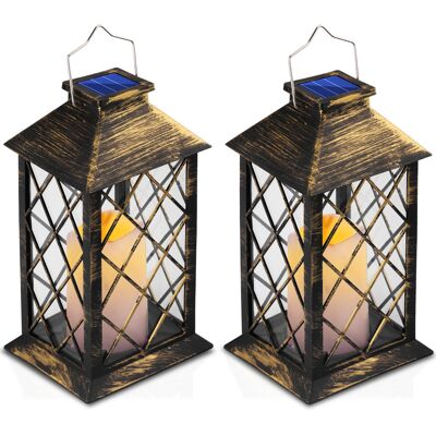OEM Lot De 2 Lampes Solaires De Jardin Led Sur Pied Lirio 2 Ip44, Lanterne Suspendue Lumiled - Publicité OEM Lot De 2 Lampes Solaires De Jardin Led Sur Pied Lirio 2 Ip44, Lanterne Suspendue Lumiled - Publicité