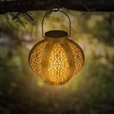 BRINSEA Lanternes Solaires Lumières Jardin Extérieur Led Lanternes Suspendues Lampe En Fer Forgé Motif Creux Lampe-ensoleillé - Publicité BRINSEA Lanternes Solaires Lumières Jardin Extérieur Led Lanternes Suspendues Lampe En Fer Forgé Motif Creux Lampe-ensoleillé - Publicité