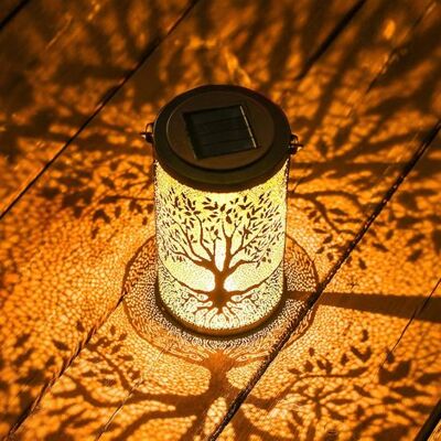 LUMIERE Lanterne Solaire Arbre De Vie D'Extérieur Étanche, Cadeau Idéal Pour La Fête Des Mères, Un Anniversaire Ou Noël, Pour Les Femmes, Les Mamans Et Les Grands-mères, Lanterne Solaire À Suspendre - Publicité LUMIERE Lanterne Solaire Arbre De Vie D'Extérieur Étanche, Cadeau Idéal Pour La Fête Des Mères, Un Anniversaire Ou Noël, Pour Les Femmes, Les Mamans Et Les Grands-mères, Lanterne Solaire À Suspendre - Publicité