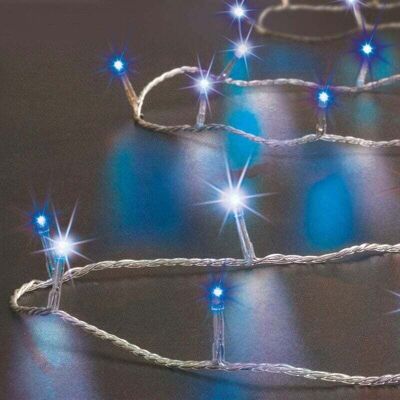 ACKERMAN Guirlande Lumineuse Extérieure, 100 Led, Blanc Froid/bleu, 10 M – Feeric Lights & Christmas - Publicité ACKERMAN Guirlande Lumineuse Extérieure, 100 Led, Blanc Froid/bleu, 10 M – Feeric Lights & Christmas - Publicité