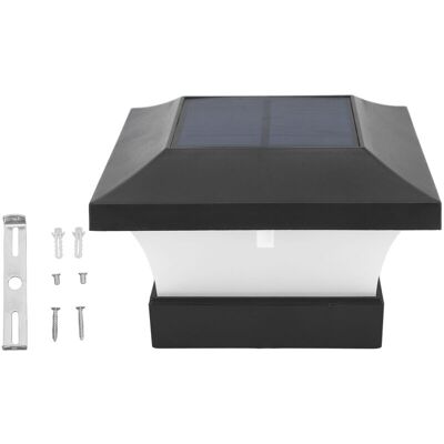PELTOR Jeffergarden Lampe Solaire Led Blanche 2000 Mah Ip65 Pour Poteau, Clôtures Et Ponts, 3 W, 6000 K - Publicité PELTOR Jeffergarden Lampe Solaire Led Blanche 2000 Mah Ip65 Pour Poteau, Clôtures Et Ponts, 3 W, 6000 K - Publicité