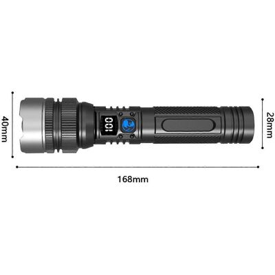 FLAMMKRAFT Lampe Torche Portable Étanche D'Extérieur, Lumière Flash Ultra-lumineuse, Faisceau Réglable, Projecteur - Publicité FLAMMKRAFT Lampe Torche Portable Étanche D'Extérieur, Lumière Flash Ultra-lumineuse, Faisceau Réglable, Projecteur - Publicité