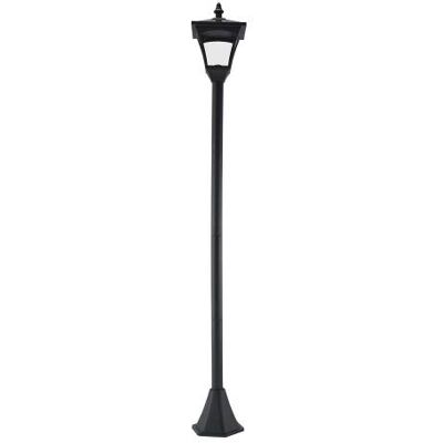 WISHDOR Lampadaire Solaire D'Extérieur Avec Led, 10 Lumens, Ip44, 15x15x120 Cm, Noir - Publicité WISHDOR Lampadaire Solaire D'Extérieur Avec Led, 10 Lumens, Ip44, 15x15x120 Cm, Noir - Publicité