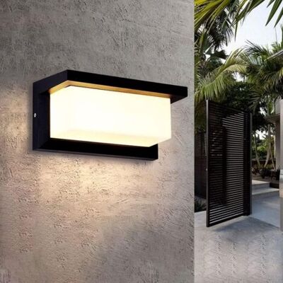ABYSSE Applique Murale Led D'Extérieur Carrée Étanche Ip65 Avec Détecteur De Mouvement, Éclairage D'Extérieur Pour Terrasse, Balcon, Garage, Atelier - Publicité ABYSSE Applique Murale Led D'Extérieur Carrée Étanche Ip65 Avec Détecteur De Mouvement, Éclairage D'Extérieur Pour Terrasse, Balcon, Garage, Atelier - Publicité