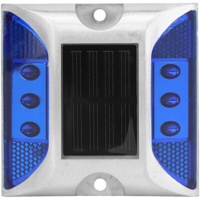PELTOR Jeffergarden Lampes De Signalisation Solaires Led Étanches À Piquet Pour Allées, Routes Et Autoroutes (bleu) - Publicité PELTOR Jeffergarden Lampes De Signalisation Solaires Led Étanches À Piquet Pour Allées, Routes Et Autoroutes (bleu) - Publicité