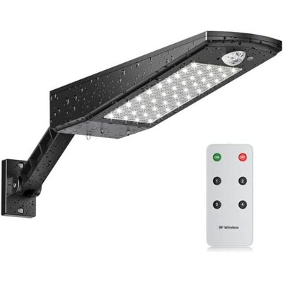 OEM Lampe Solaire Exterieur 48 Led 3000lm, Ip65 Étanche Lumiere Projecteur Solaire Exterieur, Avec Support Réglable Et Télécommande, 180° Lampe Solaire Exterieur Detecteur De Mouvement Pour Jardin [classe - Publicité OEM Lampe Solaire Exterieur 48 Led 3000lm, Ip65 Étanche Lumiere Projecteur Solaire Exterieur, Avec Support Réglable Et Télécommande, 180° Lampe Solaire Exterieur Detecteur De Mouvement Pour Jardin [classe - Publicité