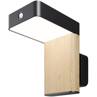Maytoni Nordis Applique Murale Extérieure Moderne Nordis, Noire, Solaire Led 3000k, Détecteur De Mouvement, Intensité Variable, Ip65 - Publicité Maytoni Nordis Applique Murale Extérieure Moderne Nordis, Noire, Solaire Led 3000k, Détecteur De Mouvement, Intensité Variable, Ip65 - Publicité