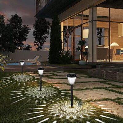 NONAME Lot De 6 Lampes Solaires D'Extérieur Étanches Pour Chemin, Éclairage Led Automatique Jusqu'à 12 Heures, Avec Lumière Blanche Et Lumière Rvb Pour Jardin, Pelouse, Allée, Terrasse, Chemin - Publicité NONAME Lot De 6 Lampes Solaires D'Extérieur Étanches Pour Chemin, Éclairage Led Automatique Jusqu'à 12 Heures, Avec Lumière Blanche Et Lumière Rvb Pour Jardin, Pelouse, Allée, Terrasse, Chemin - Publicité