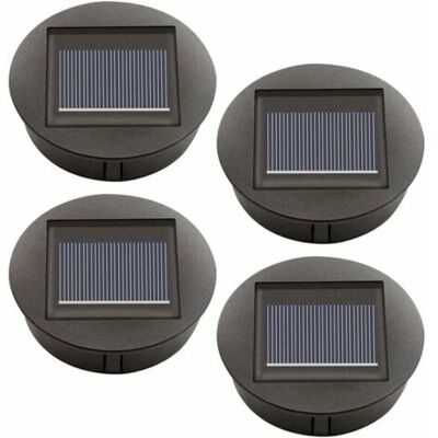 SCORPIO Lot De 4 Lampes Solaires De Rechange Avec Ampoules Led, Remplacement Des Lampes Solaires Supérieures, Couvercle De Lanterne De Panneau Solaire Led Pour Lanterne De Jardin Suspendue Extérieure, T-bold - Publicité SCORPIO Lot De 4 Lampes Solaires De Rechange Avec Ampoules Led, Remplacement Des Lampes Solaires Supérieures, Couvercle De Lanterne De Panneau Solaire Led Pour Lanterne De Jardin Suspendue Extérieure, T-bold - Publicité