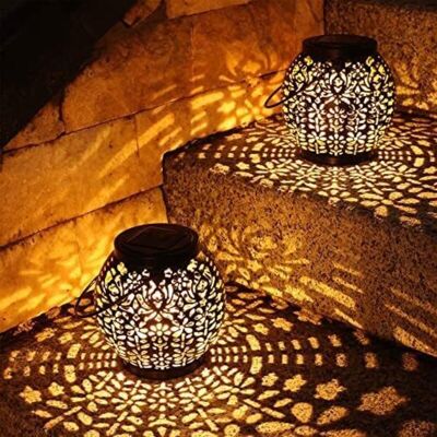BRAST Ymyny Lanterne Solaire D'Extérieur, Lot De 2 Lampes Solaires De Jardin À Led, Lanterne À Énergie Blanche Chaude Étanche Ip65 Suspendue Pour Patio, Terrasse, Cour, Pelouse, Table, Fête, Décoration D'In - Publicité BRAST Ymyny Lanterne Solaire D'Extérieur, Lot De 2 Lampes Solaires De Jardin À Led, Lanterne À Énergie Blanche Chaude Étanche Ip65 Suspendue Pour Patio, Terrasse, Cour, Pelouse, Table, Fête, Décoration D'In - Publicité